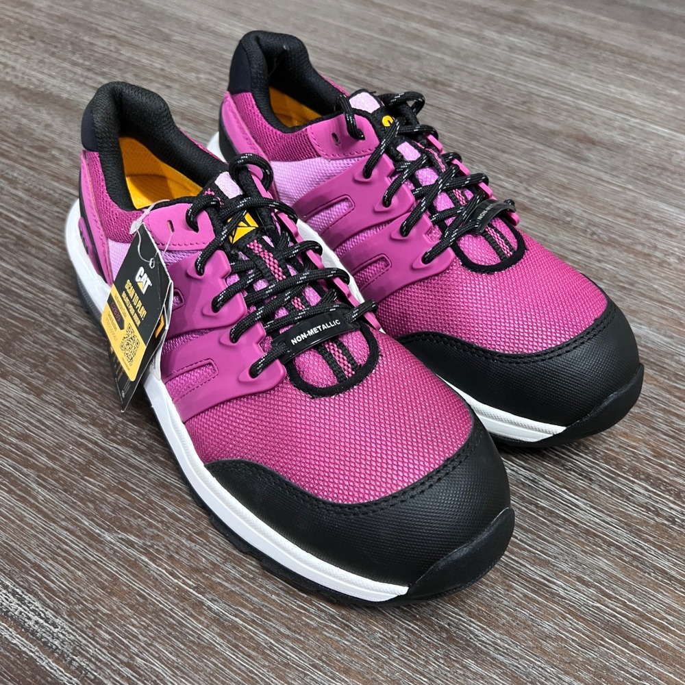 CAT‎ Streamline 2.0 W ASTM Comp Toe Festival Fuchsia Work Sneakers Shoes 7 New
